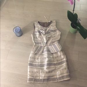 Cream and Silver Dress